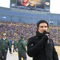 John Rzeznik sings the National Anthem on December 22, 2013